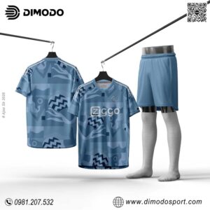 Áo Bóng Đá CLB Ajax SK 2026 - Baby Blue Năng Động