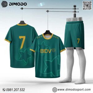 Bộ Quần Áo Bóng Đá Xanh Lục BIDV – Thiết Kế Mạnh Mẽ - Năng Động