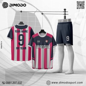 Bộ Quần Áo Thể Thao Nam Dimodo RDM-TK14 - Hồng Đậm Trẻ Trung