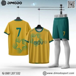Áo Bóng Đá Ngân Hàng BIDV - Vàng Năng Lượng