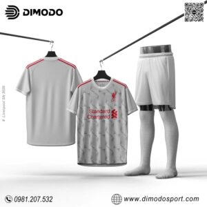 Áo CLB Liverpool SK 2026 Phiên Bản Trắng Xám Hiện Đại