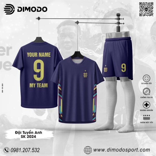 Mẫu Áo Đội Tuyển Anh  – SK 2024