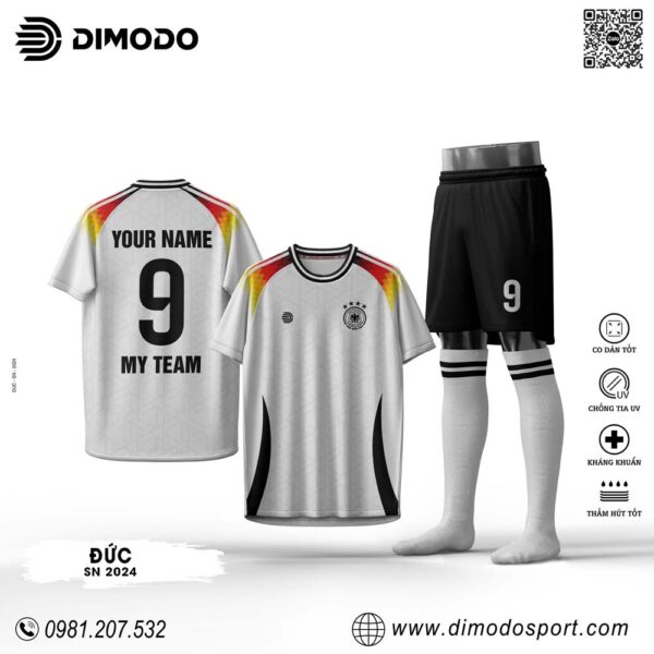 Áo Bóng Đá Tuyển Đức SN 2024 Nổi Bật