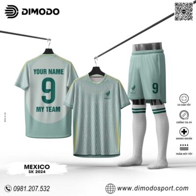 Đồng Phục Thể Thao Đội Tuyển MEXICO SK 2024 - Màu Xanh Khác Biệt