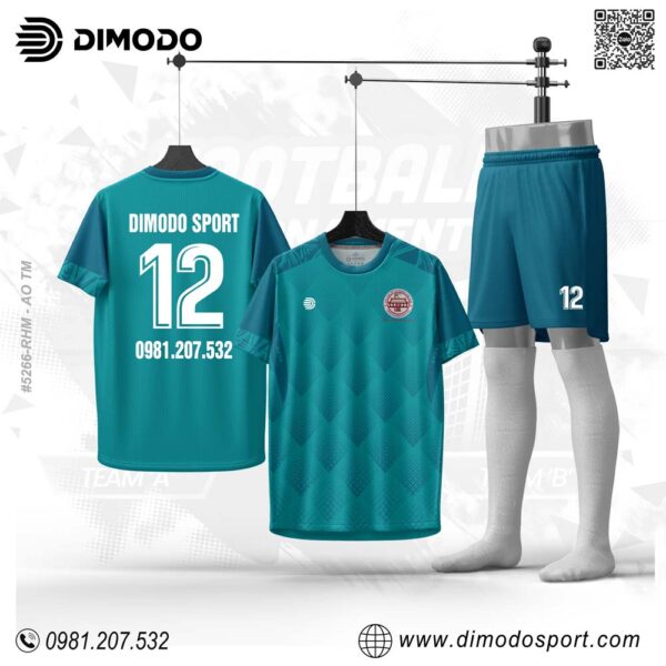 Áo Bóng Đá Thiết Kế Màu Xanh Lý Cực Đẹp Tại Dimodo