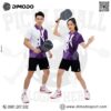 Bộ Quần Áo Pickleball  – Tím Trắng Thể Thao Năng Động