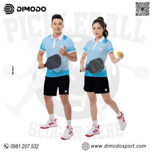 Bộ Trang Phục Pickleball Unisex Màu Xanh Chính Hãng
