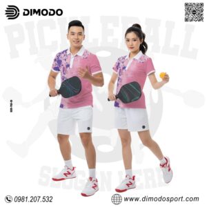 Set Thể Thao Pickleball Màu Hồng Pastel Nổi Bật