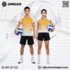 Đồng Phục Bóng Chuyền Ombre Cam Trẻ Trung Năng Động