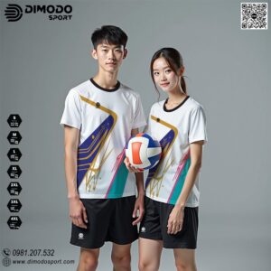 Áo Bóng Chuyền Thiết Kế Nổi Bật – DIMODO Sport