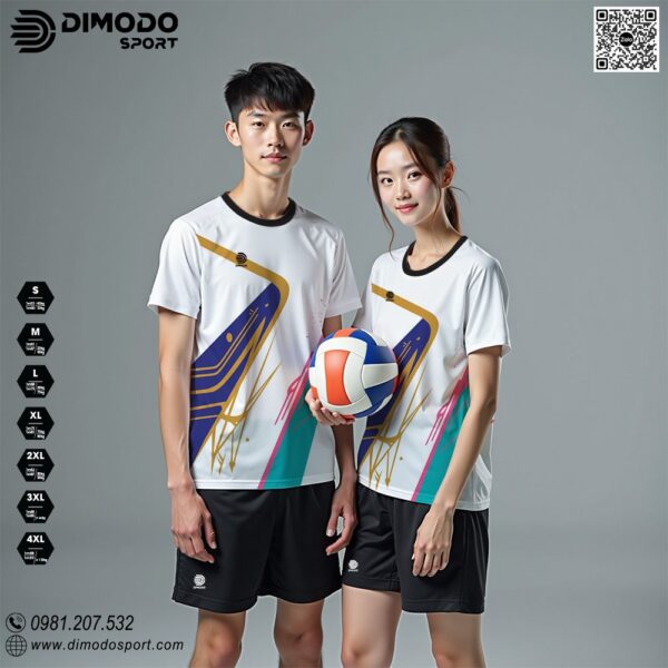 Áo Bóng Chuyền Thiết Kế Nổi Bật – DIMODO Sport