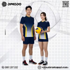 Áo Bóng Chuyền Nam Cao Cấp Xanh Navy – Năng Động Và Nam Tính