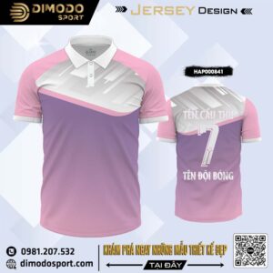Áo Cầu Lông Hồng Pastel Trang Nhã