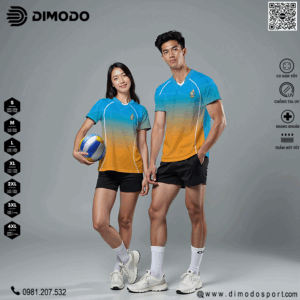 Trang Phục Bóng chuyền Màu Xanh Dương Mới