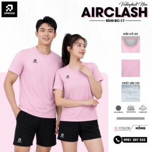 Áo bóng chuyền AIRCLASH hồng – DIMODO SPORT