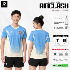 Áo bóng chuyền AIRCLASH Xanh MC – DIMODO SPORT