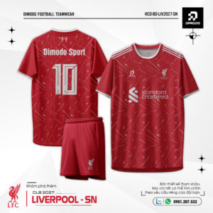 Áo bóng đá CLB Liverpool đỏ SN 2027