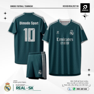 Áo bóng đá CLB Real Xanh SK 2027
