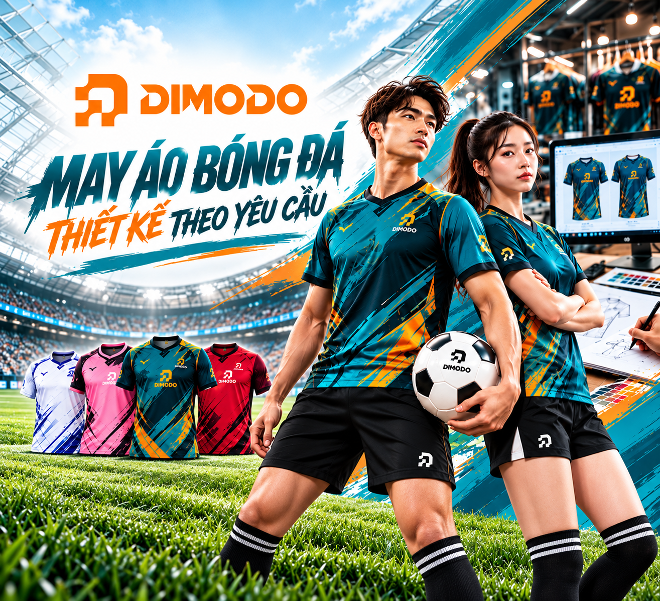 Xưởng sản xuất đồng phục thể thao DIMODO SPORT